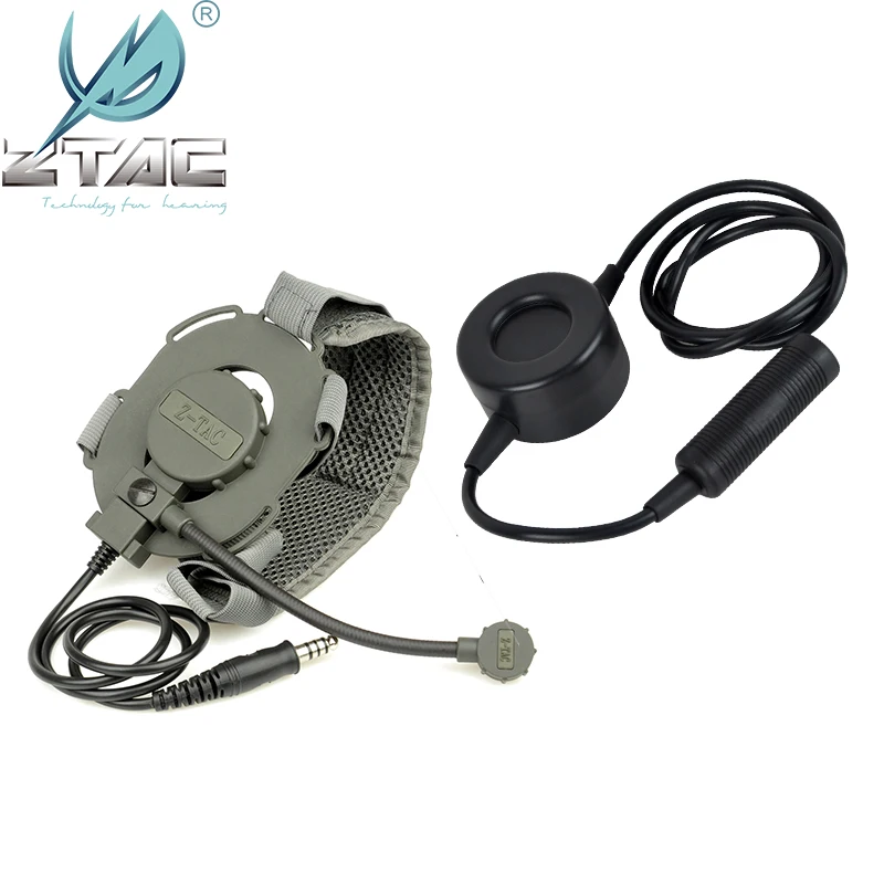 Z TAC тактическая гарнитура Bowman Evo III Z Tac страйкбол наушники для охоты Z029 военные наушники Bowman PTT для Kenwood Z114