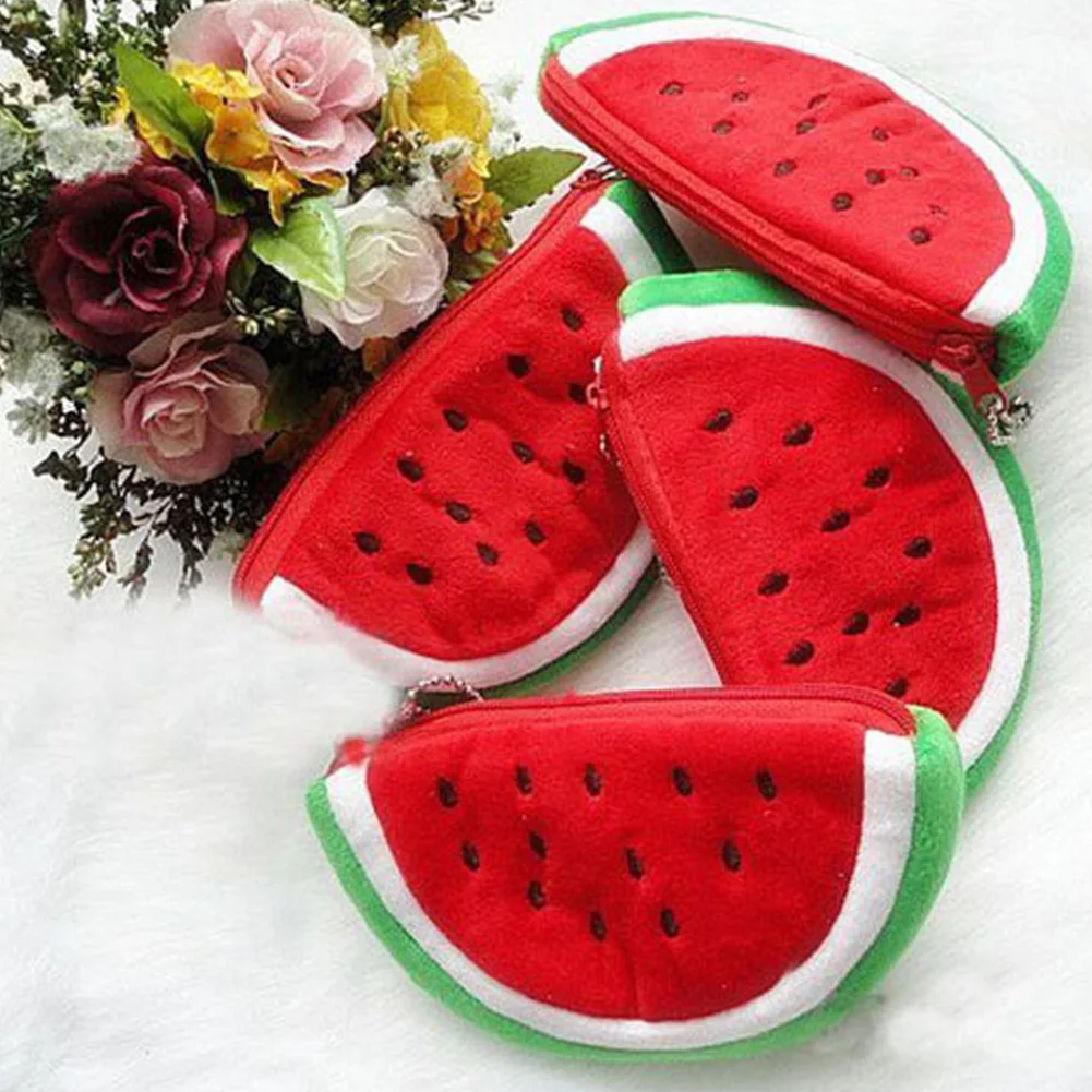 Большой объем арбуз школы ручка для детей пенал популярных портмона плюшевые