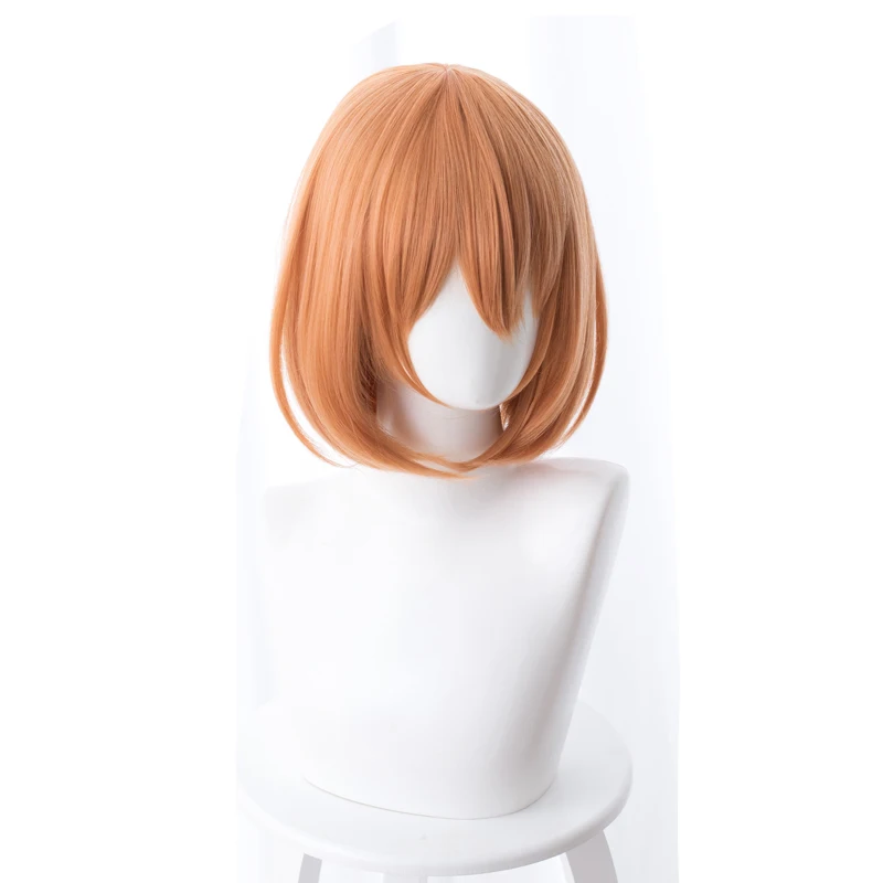 ROLECOS аниме Gotoubun No Hanayome Косплей волосы Yotsuba Nakano 30 см короткие оранжевые