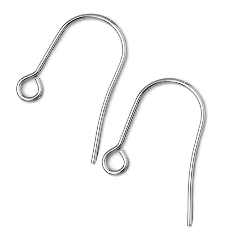 100pcs/lot Stainless Steel Earring Hooks French Ear Wires for DIY Earrings Jewelry Making Findings Accessories Wholesale