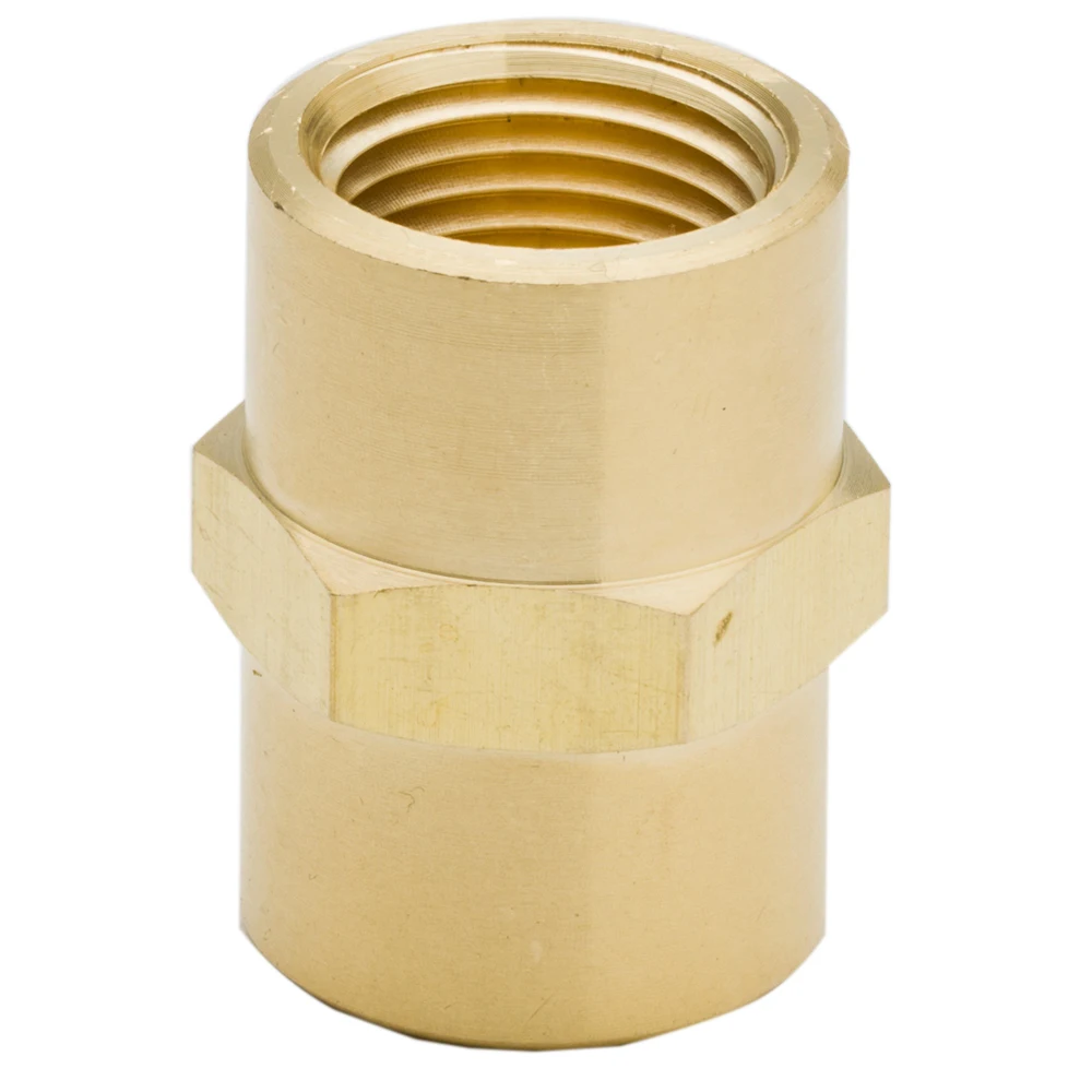 2 шт 1/" 1/4" 3/" 1/2" NPT NPTF Женская резьба отвес фитинг латунный шланг Труба фитинг Шестигранная муфта(модель: 3300