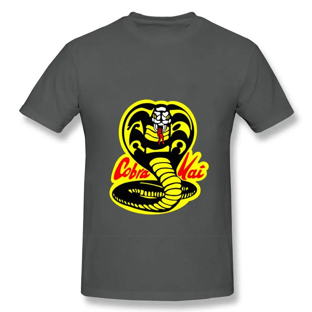Новинка 2019 года Vestido винтажные футболки verano Cobra Kai Мужская футболка для карате