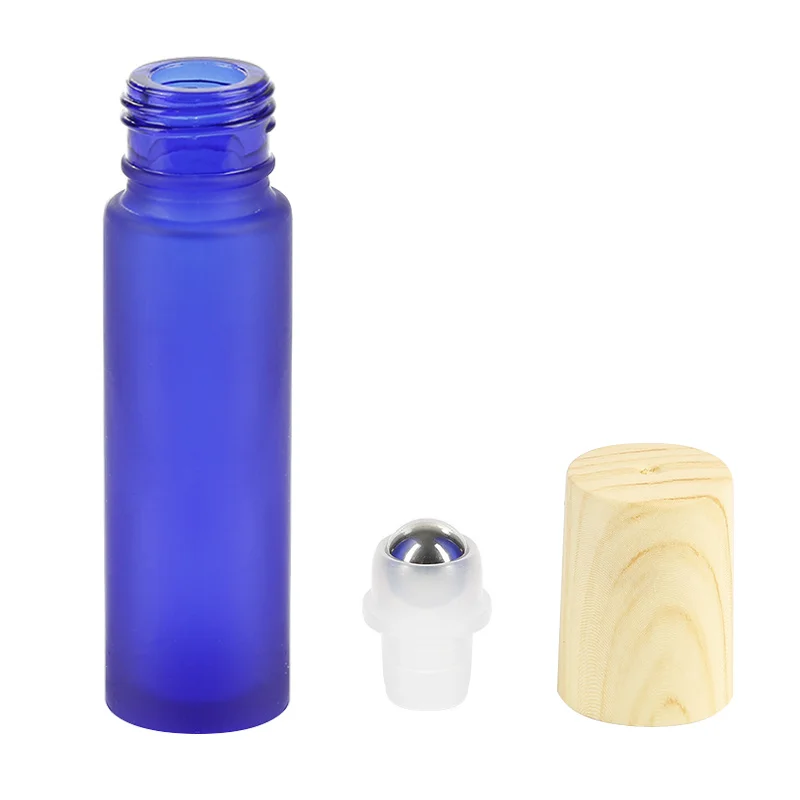 5 шт. 10 мл с текстурой древесины чехол эффектом потертости Стекло эфирное масло