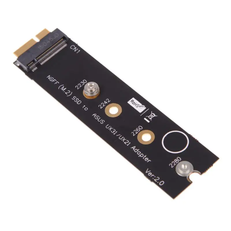 SSD конвертер M.2 NGFF до 18 штырьковый ssd адаптер Поддержка 2230/2242/2260/2280 мм для Asus UX31 UX21