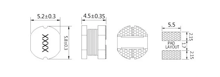10 шт./лот 4.7uH 4.7UH 4R7 CD54 адаптера переменного тока SMD Мощность индуктор 5,8*5*4,5 мм SMD индуктор