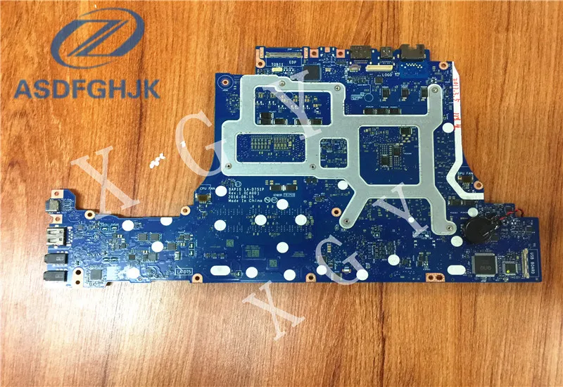 Оптовая продажа материнская плата для ноутбука BAP10 LA D751P DELL Alienware 15 R3 SR2FQ i7 6700HQ