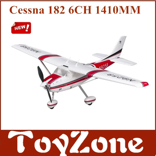 

RC Airplanes Cessna 182 EPO Brushless Version 1.41M 2.4Ghz 6 Channel Remote Control Toy Airplane