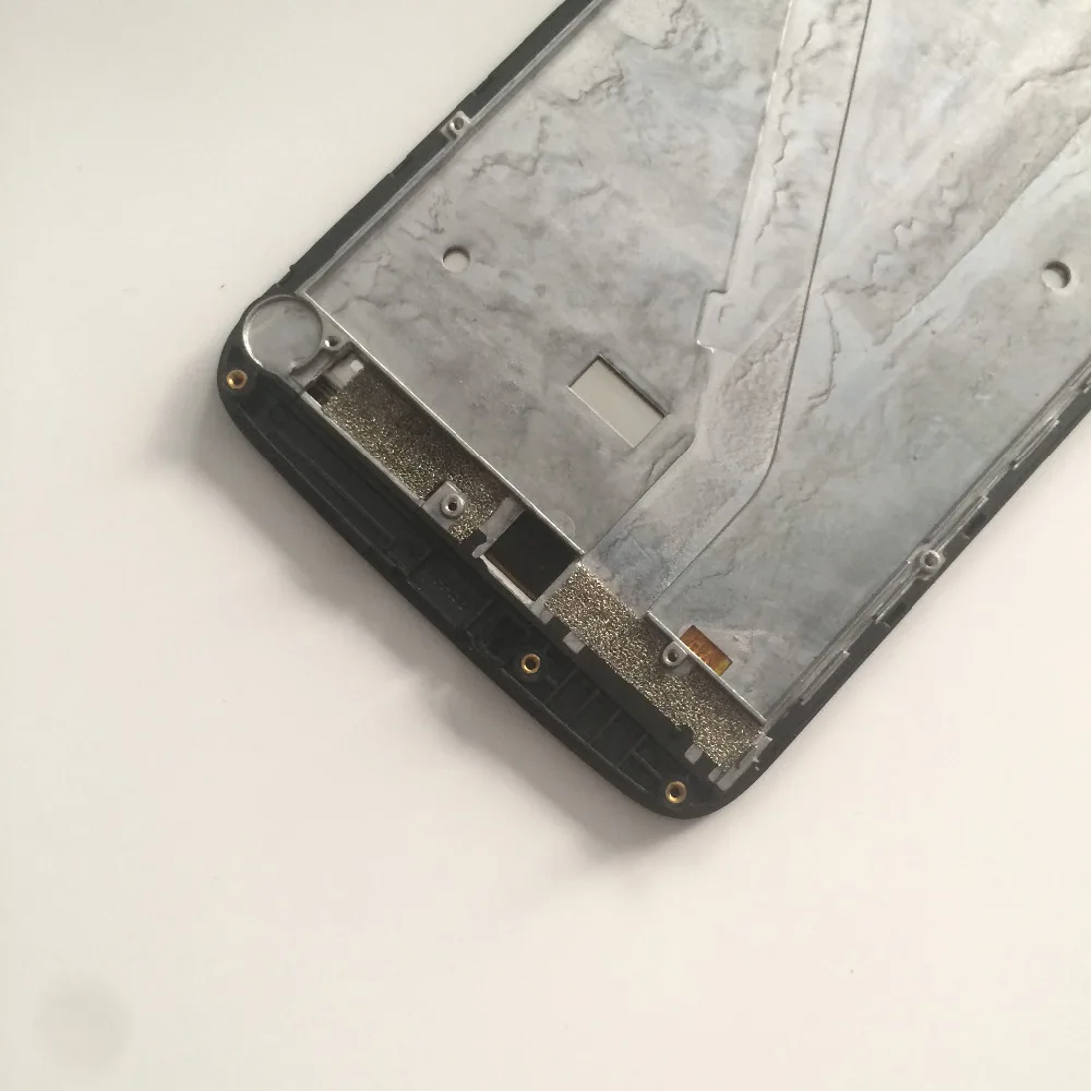 Б/у ЖК экран + сенсорный рамка для Doogee T6 MT6735 64Bit A53 четырехъядерный 5 дюймов 1280x720 HD