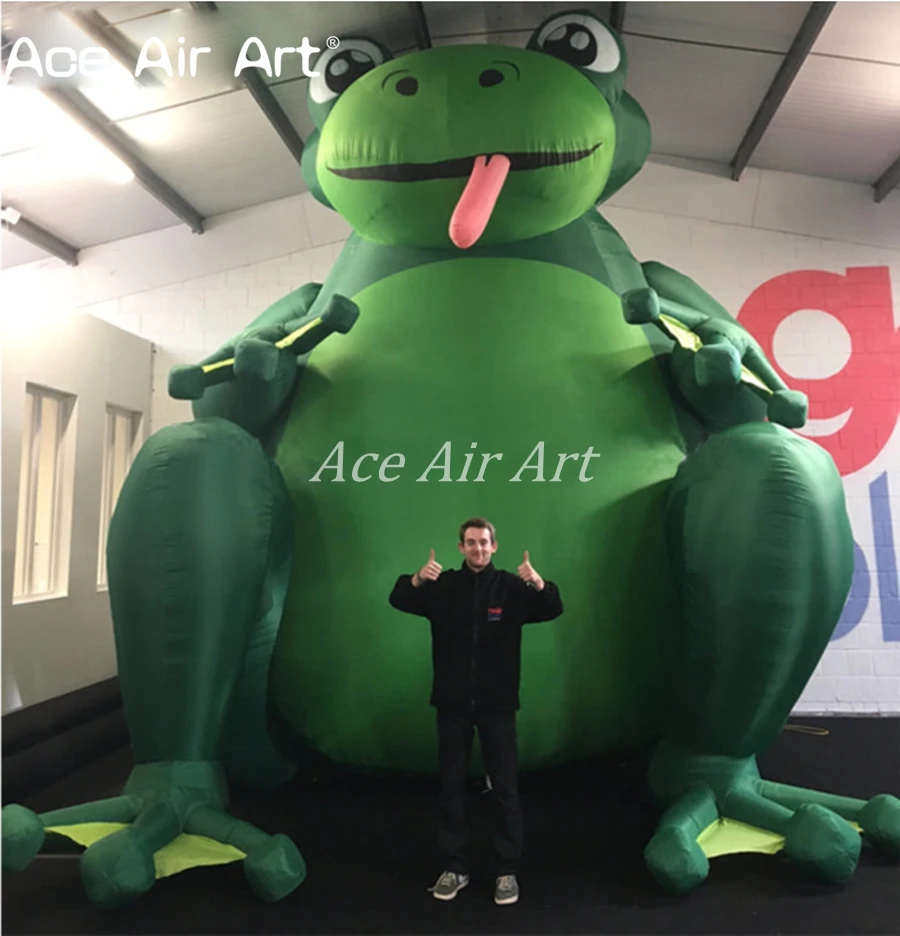 Lovely green giant seating Inflatable frog balloon shape replica for event advertising/park decoration
Lovely green giant seating Inflatable frog balloon shape replica for event advertising/park decoration