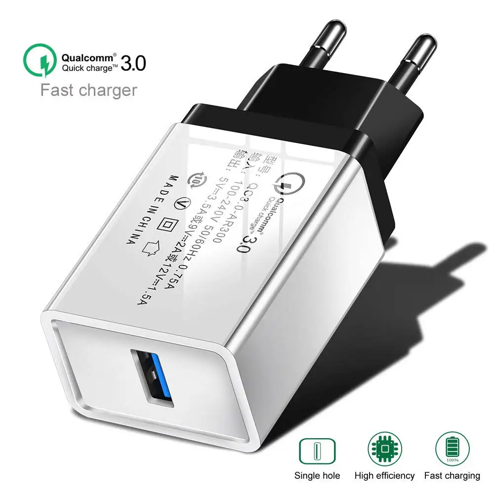 Быстрая зарядка 3 0 USB зарядное устройство быстрый ЕС настенный адаптер Для Doogee Mix