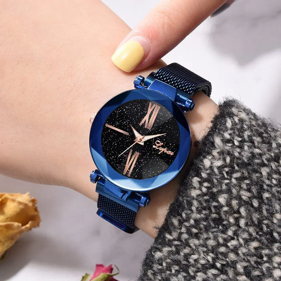 Relojes Mujer модные стальные часы для женщин звездное небо женские Специальный дизайн