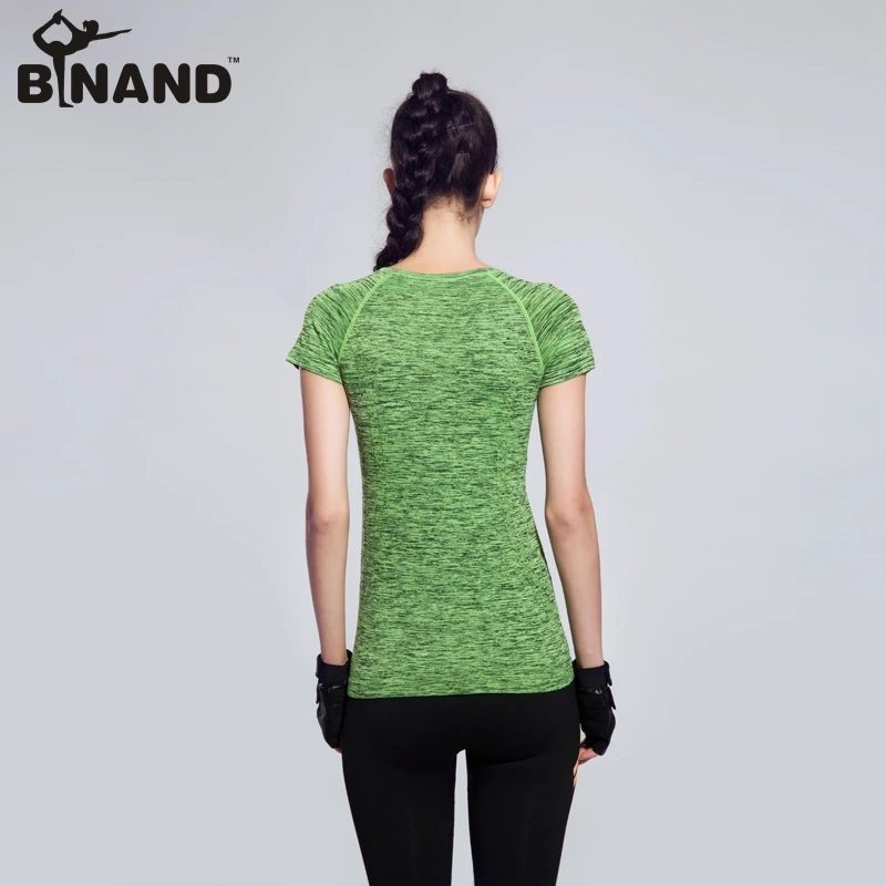 Женская быстросохнущая футболка для занятий йогой спортивная одежда фитнесом