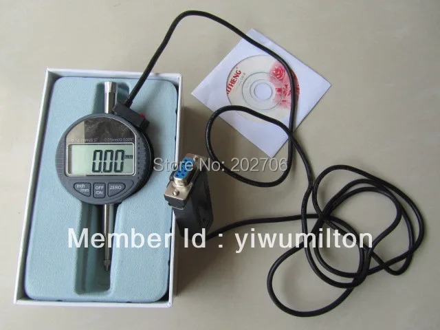 0 12 7 мм/0 5 &quot0 01 мм цифровой индикатор с выходом datalink Электронный RS232 (9 отверстий) и