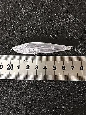 10pcs Unpainted Pencilbait Fishing Lure Body 2 3/4 Inch 1/4 OZ Blank lures JS#344 | Спорт и развлечения