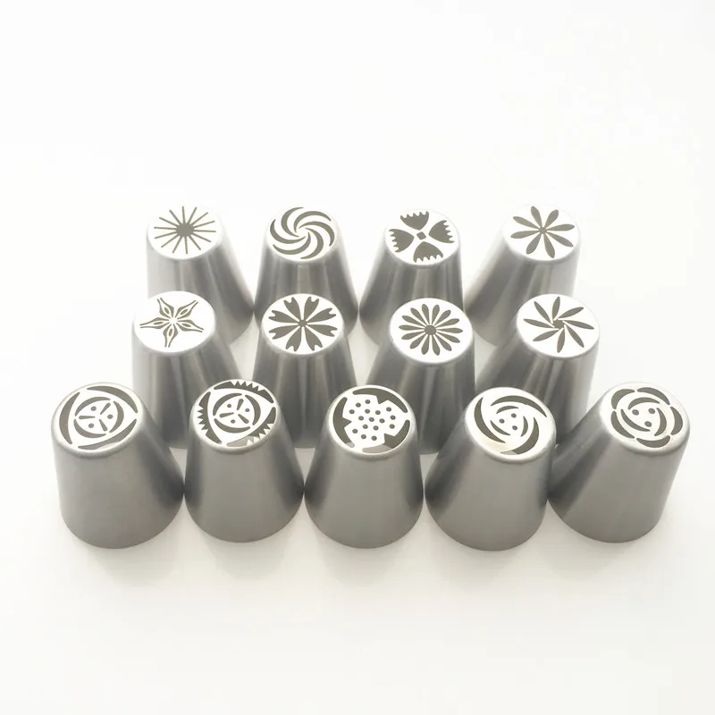 Русский тюльпан насадки 13 шт./компл. для украшения торта кекса глазурь трубочки