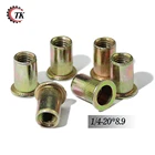 20 шт., набор резьбовых гаек из углеродистой стали, 14-20*8,9