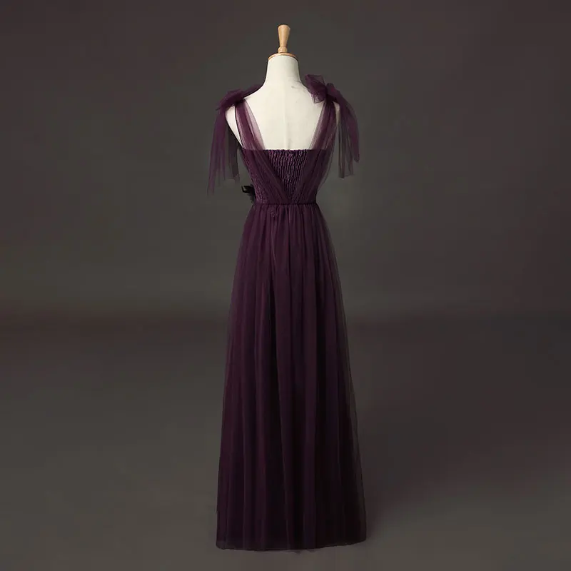 Popodion выпускные платья с цветами длинные из тюля для вечерние женские выпускного