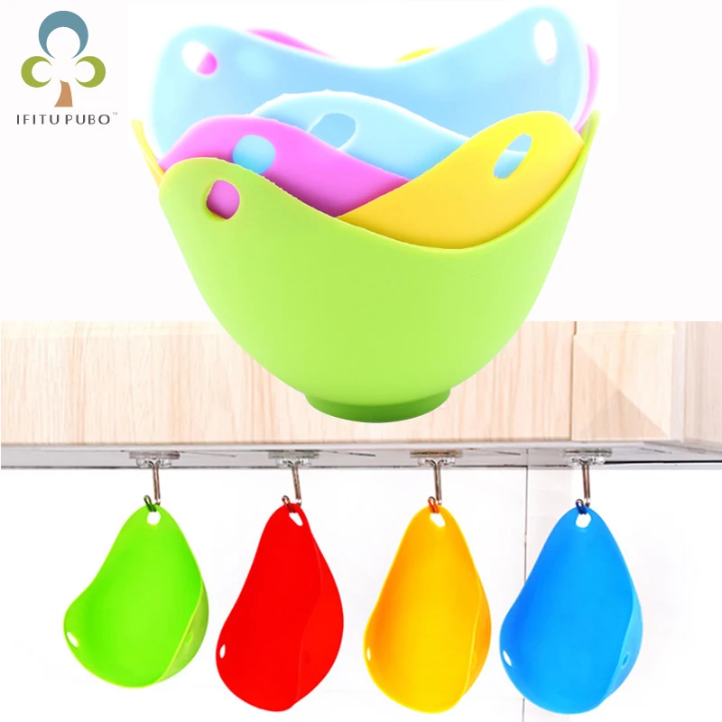 1 шт. высокотемпературная Пищевая силиконовая яйцеварка миска для яиц на пару