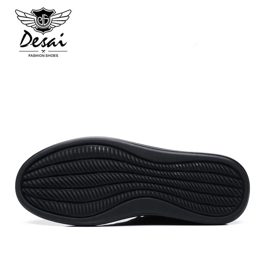 

DESAI Autumn Shoes Men 2019 New Fashion Breathable Sneaker Shoe Korean Version Casual Shoes Wear Comfort Flats Black Size 38-44