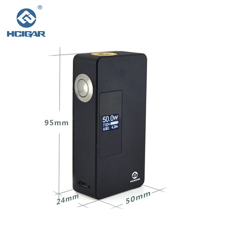 Оригинальный Hcigar HB 50 коробка мод 7 Вт гравитационный контроль Регулировка