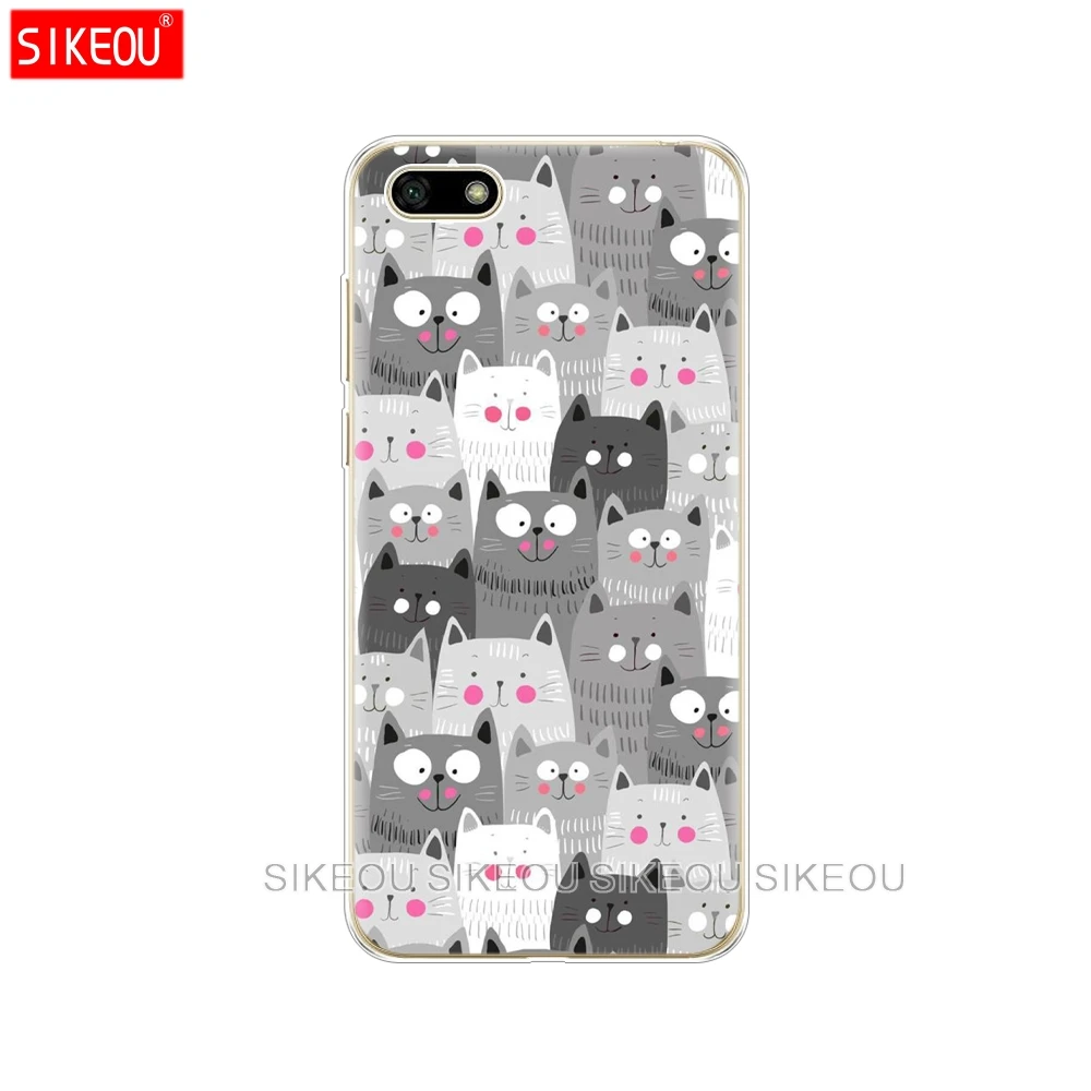 For Huawei Honor 7S 5.45" Case Huawei 7S Cover Soft TPU Various Coque Honor 7S 7 S Phone Case Fundas For Huawei Honor7S - Цвет: 10493