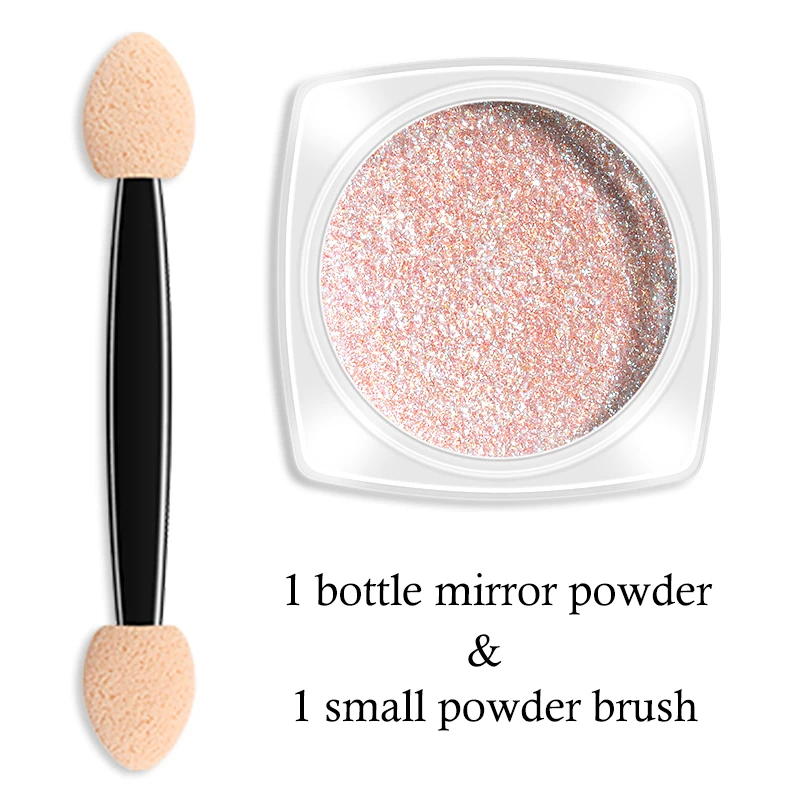 

PinPai 16 Colors Nail Mirror Powder Glitter Chrome Nail Art Dip Powder Pigment Shiny Mirror Manicure Nails Tips Glitter Powder