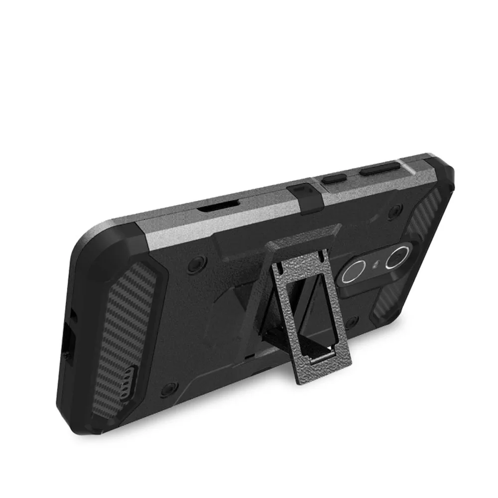 Гибридный прочный чехол для ZTE Grand X4 Heavy Duty защита от падения зажим ремня кобура Z956