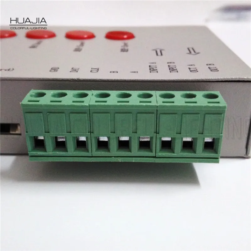 Лучшая цена T1000S sd карта WS2801/WS2811/WS2812B LPD6803 LED 2048 пикселей контроллер DC5 ~ 24V RGB