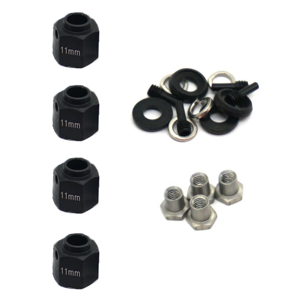 

4Pcs Hexagonal Combiner Thickening Wheel Hubs Model Car Widening RC Crawler For TRX-4