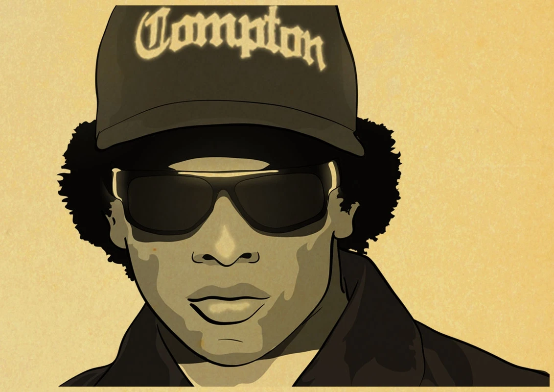 Головной убор в стиле гангста рэп rappper Eazy-E ретро постер винтажный на стену Декор