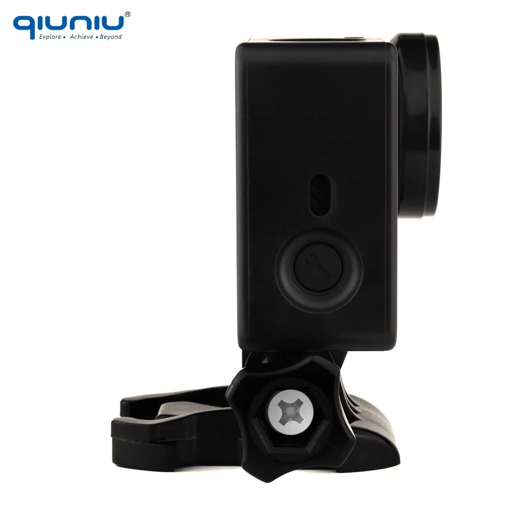 QIUNIU для Gopro стандартная защитная рамка крепление+ УФ объектив+ крышка объектива камеры+ основание Крепление+ винт комплект крепление для Go Pro Hero 3 3+ 4