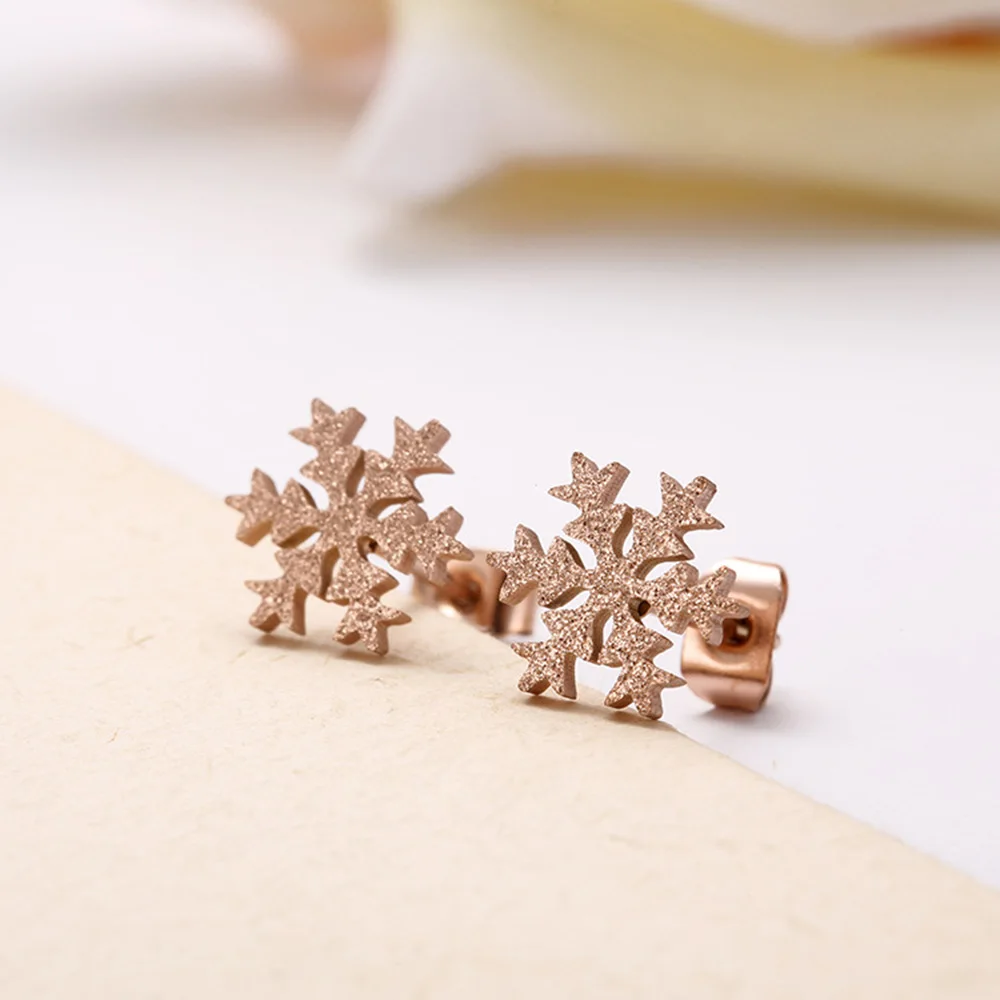 ZooMango трендовые матовые ожерелья цепочки со снежинками серьги ювелирные наборы