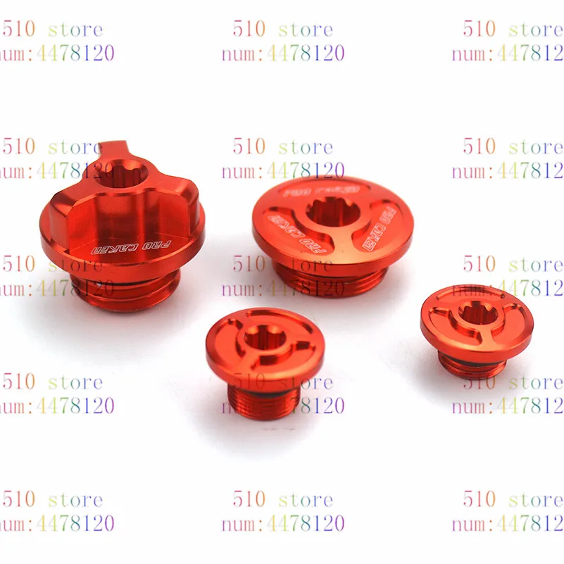 

free shipping Billet Timing Oil Plug Screw Bolt Set For ZONG SHEN Motorcycle NC250 NC 250CC Dirt Bike Motocross