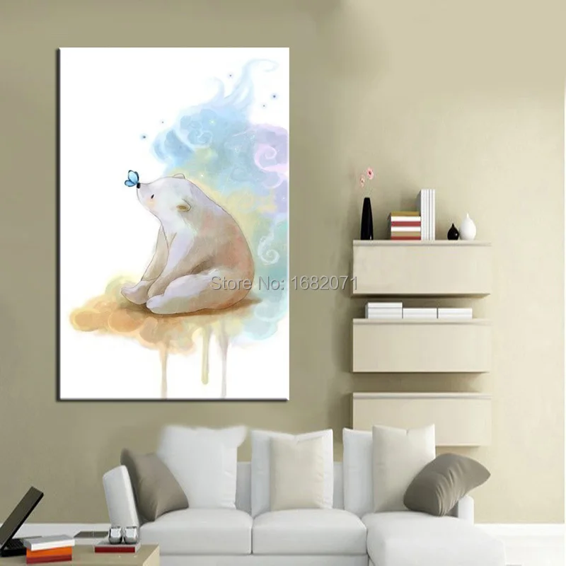 Навыки художника Ручная роспись высокое качество современные Смешные животные