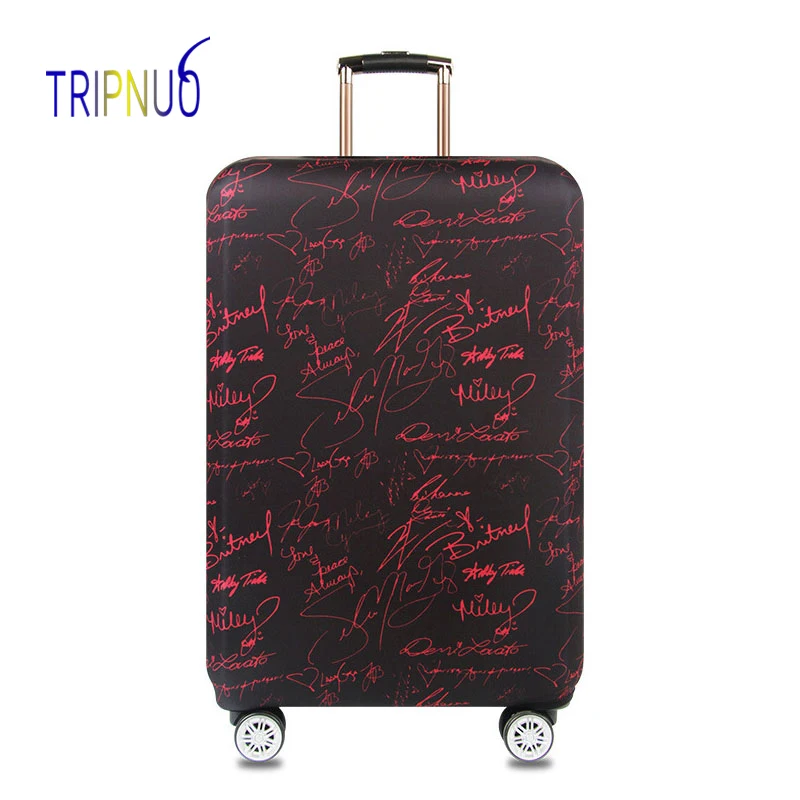 

Утолщенный чехол TRIPNUO для багажа с надписью, дорожные аксессуары, Эластичный Защитный чехол для чемодана, подходит для чемодана 18-32 дюйма