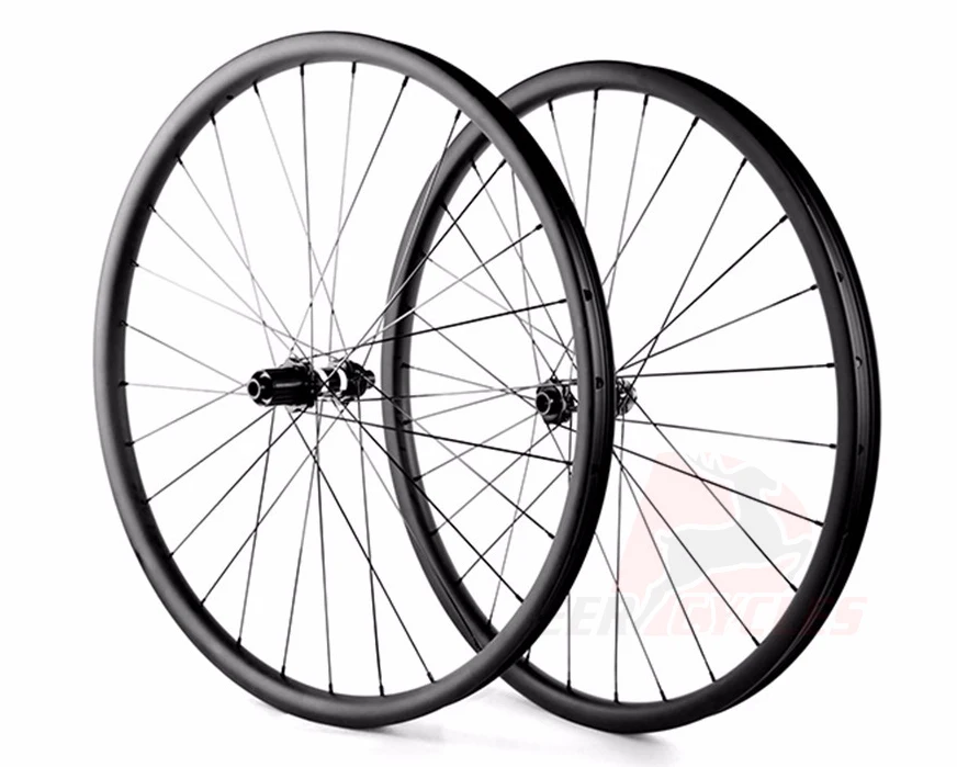 1301g 350S Boost 30 мм Широкие карбоновые MTB XC колеса сквозной оси клинчерная бескамерная