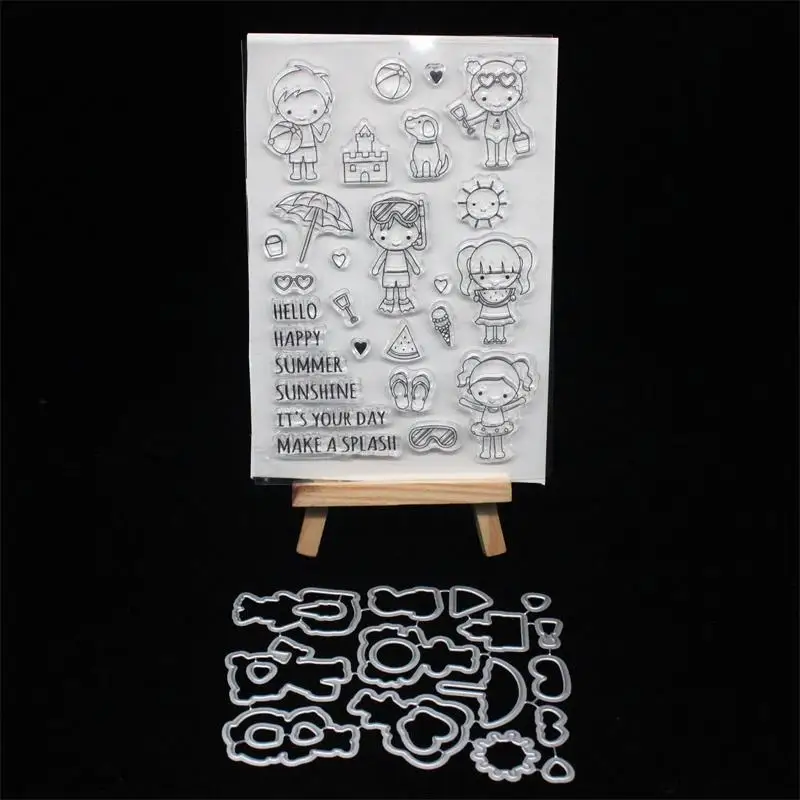 Металлические штампы или Hello Summer для скрапбукинга сделай сам декоративные