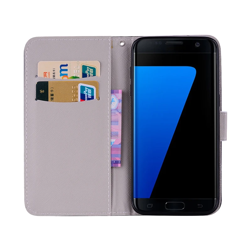 Чехол-книжка для Samsung Galaxy S7 S 7 с отделением карт SM G930F G930FD G930X G930U G930P G930L G930V кожаный |