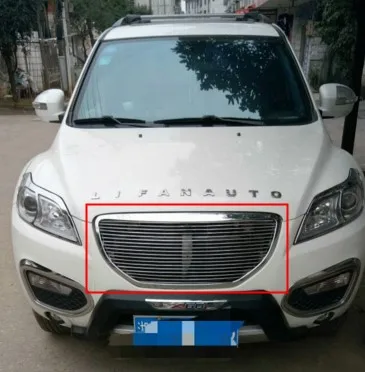 Передний бампер для автомобиля Lifan X60 сетка решетка радиатора отделка гоночные