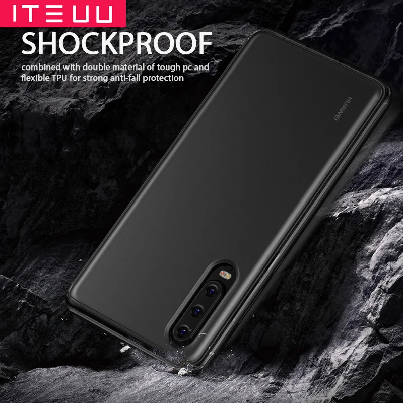 Матовый противоударный чехол ITEUU из ТПУ для Huawei P30 PRO LITE чехол-накладка | Мобильные