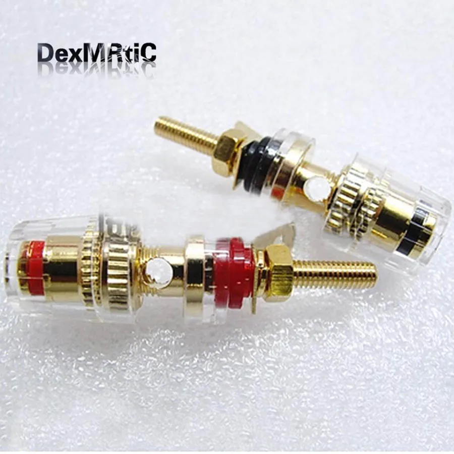 Пара штекеров типа банан медные штекерные розетки для колонок Новинка|socket 939 athlon