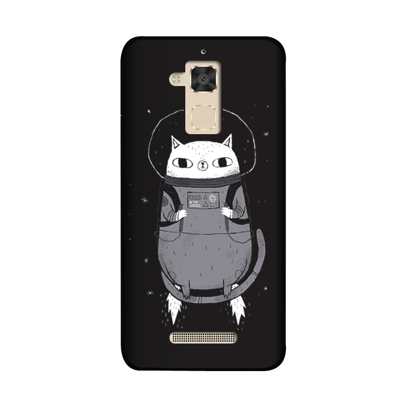 As picture showing Мягкий чехол PENSEN из ТПУ для Asus Zenfone 3 Max ZC520TL 5,2 дюймов, чехол, матовый чехол с рисунком s для 3 Max ZC520TL, милый чехол с котом - Цвет: As picture showing