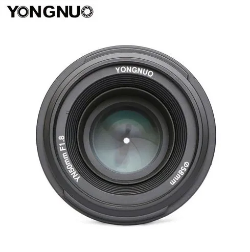 YONGNUO YN 50 мм YN50mm F1.8 Большая диафрагма Авто Фокус объектив для Nikon D800 D300 D700 D3200 D3300 D5100