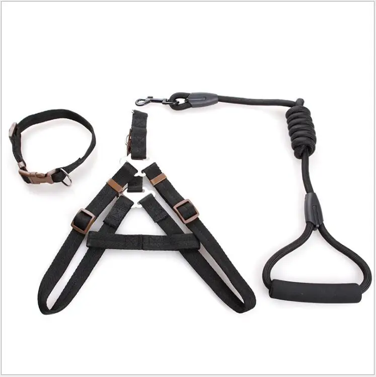 Новое поступление поводок и ошейник для собак FR10 нейлоновая мягкая ручка из