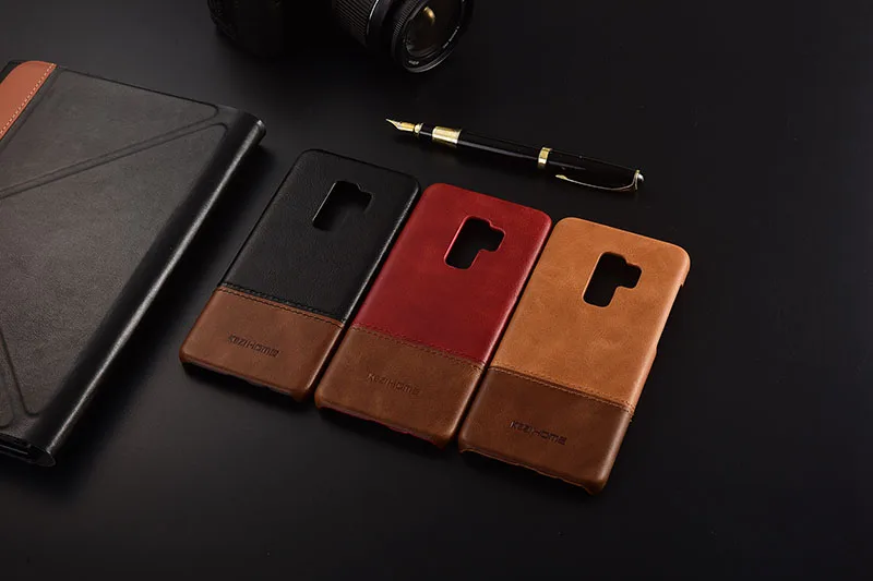 Чехол для samsung Galaxy S9 Plus KEZiHOME, роскошный, хит, цвет, натуральная кожа, твердая задняя крышка для samsung S9 Plus 6,2 '', чехол для телефона s