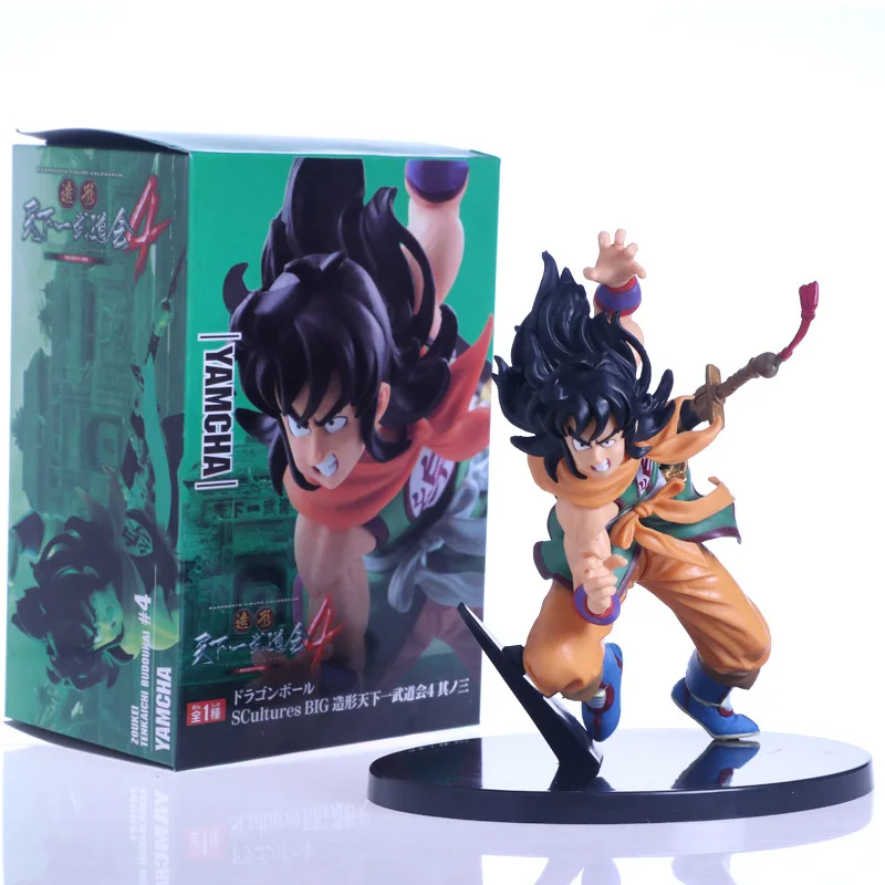 Драконий жемчуг Z Yamcha из ПВХ фигурку Tenkaichi 4 японского аниме коллекционный