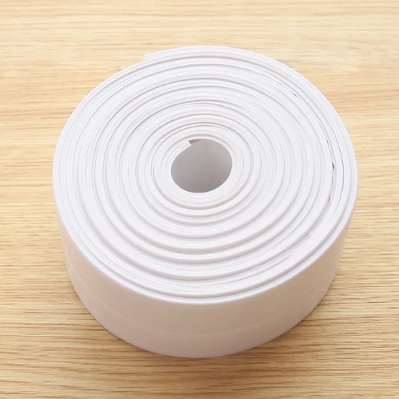kitchen waterproof mildew proof tape line corner seams moisture protection collision rubber strip | Дом и сад