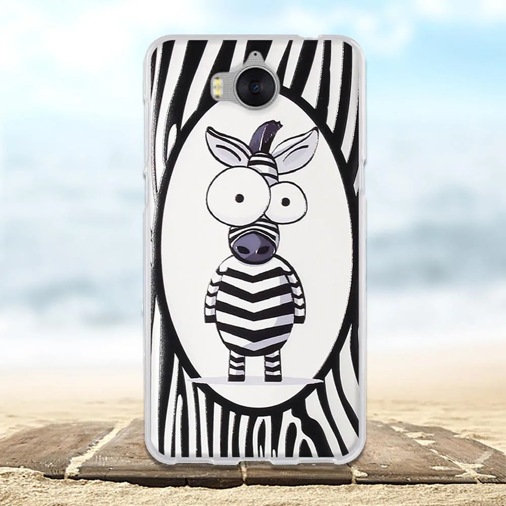 Для Huawei Y5 2017 чехол Роскошный мягкий Силиконовый ТПУ Fundas Coque для Y6 телефона 3D