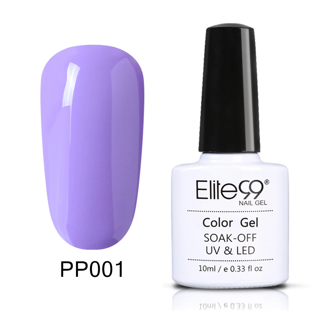 PP001 Elite99, 10 мл, чистый цвет, Гель-лак, УФ светодиодный, великолепная серия телесного цвета, УФ-гель, светодиодный, лампа для дизайна ногтей, горячая распродажа, Гель-лак для ногтей - Цвет: PP001