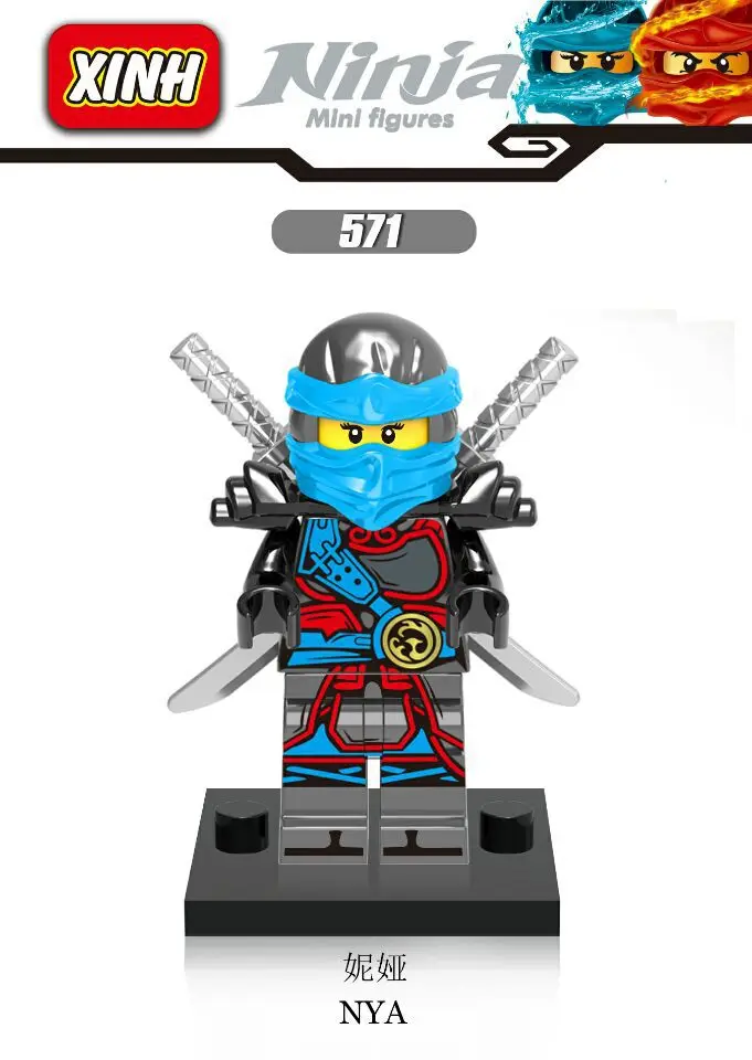 X0155 Ninja krux El weisnake Kai Samuraix bichos wu Lloyd Nya Pirata bloques ladrillos s para regalos de los ninos|kai kai|kai ninja |
